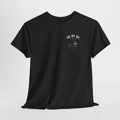 Oh My My Vintage Vinyl Graphic - Pocket Placement // Unisex Heavy Cotton Tee - Perfect for Music Lovers