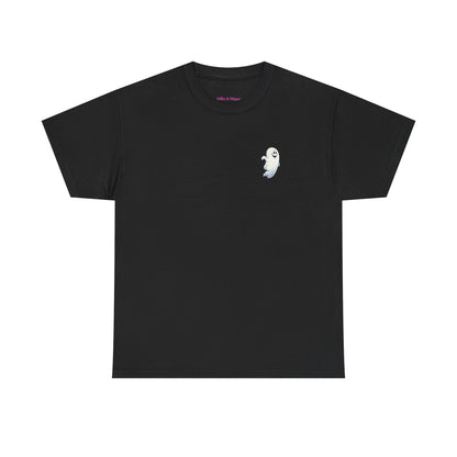'Power Bottom Autumn' White Ghost // Halloween Ghost Unisex Heavy Cotton Tee