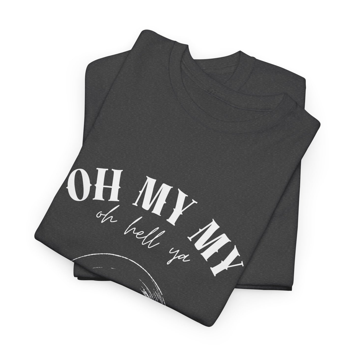 Oh My My Vintage Vinyl Graphic // Unisex Heavy Cotton Tee - Perfect for Music Lovers