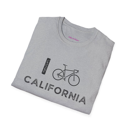 I (Road) Bike California // Unisex Softstyle T-Shirt