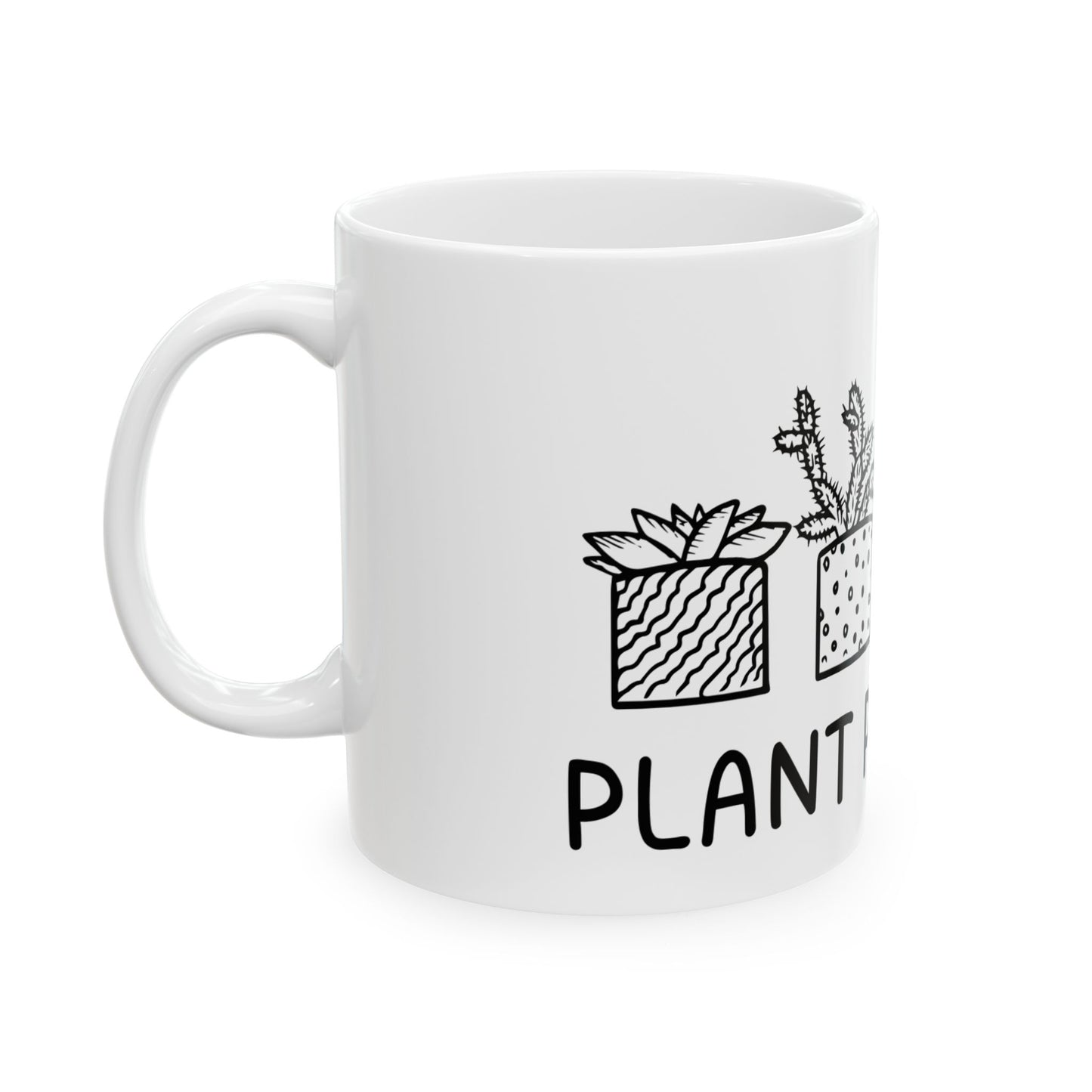 Plant Powered // Ceramic Mug, (11oz, 15oz)