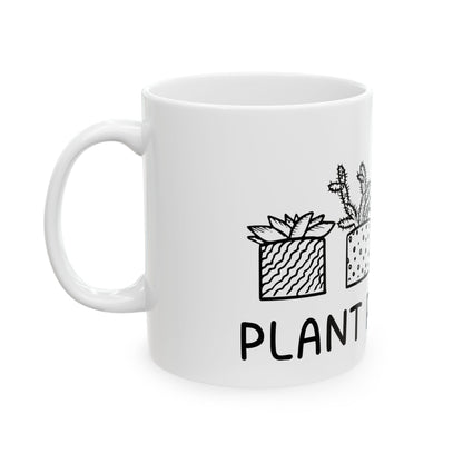 Plant Powered // Ceramic Mug, (11oz, 15oz)