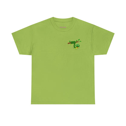 Keep Hanging On - Snake // Unisex Heavy Cotton Tee - Positive Message T-Shirt