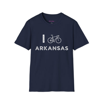 I (Road) Bike Arkansas // Unisex Softstyle T-Shirt