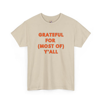 Grateful for (most of) Y'all // Unisex Jersey Short Sleeve Tee
