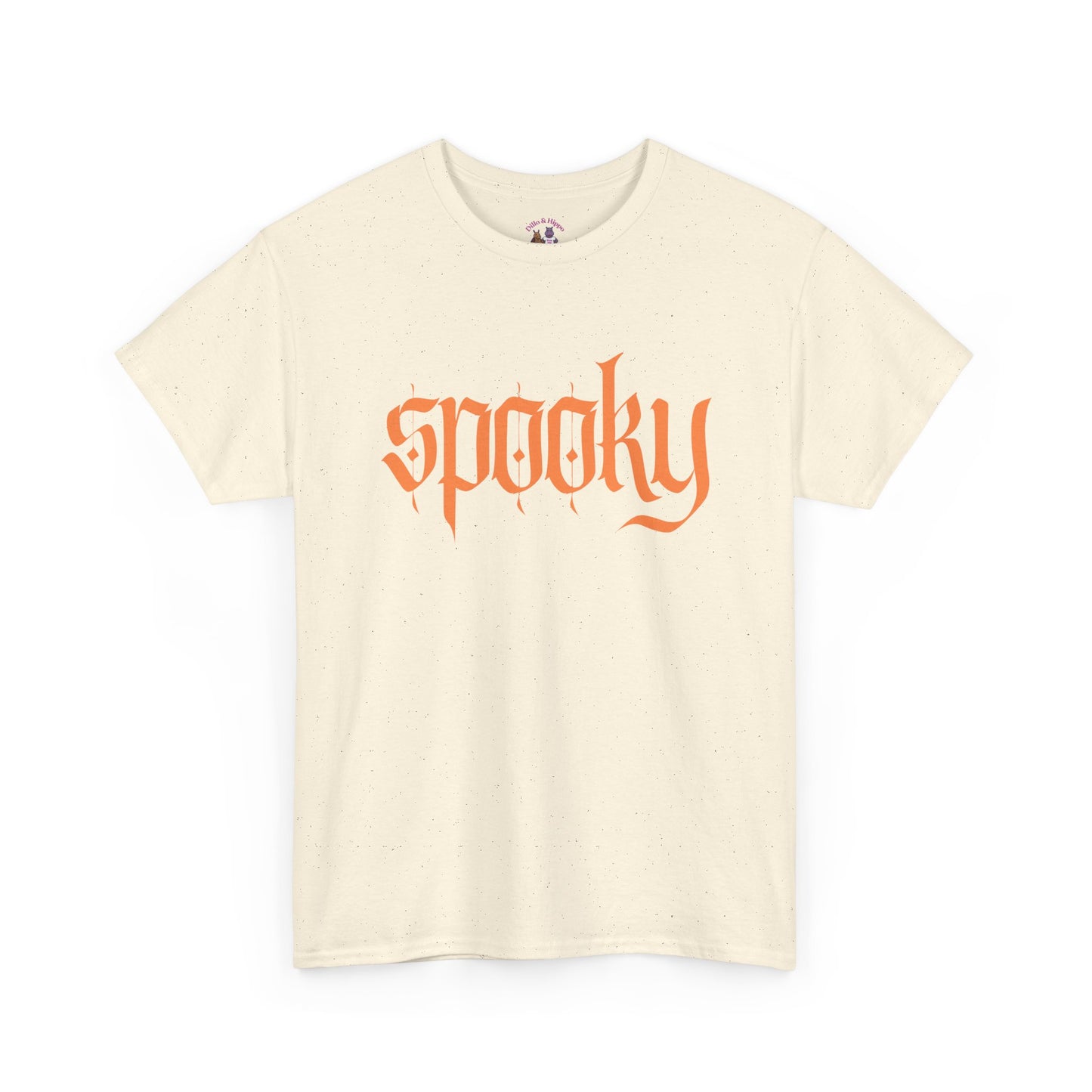 Spooky Unisex Heavy Cotton Tee, Halloween Shirt, Cute Fall T-Shirt, Casual Wear, Gift for Friends, Seasonal Apparel