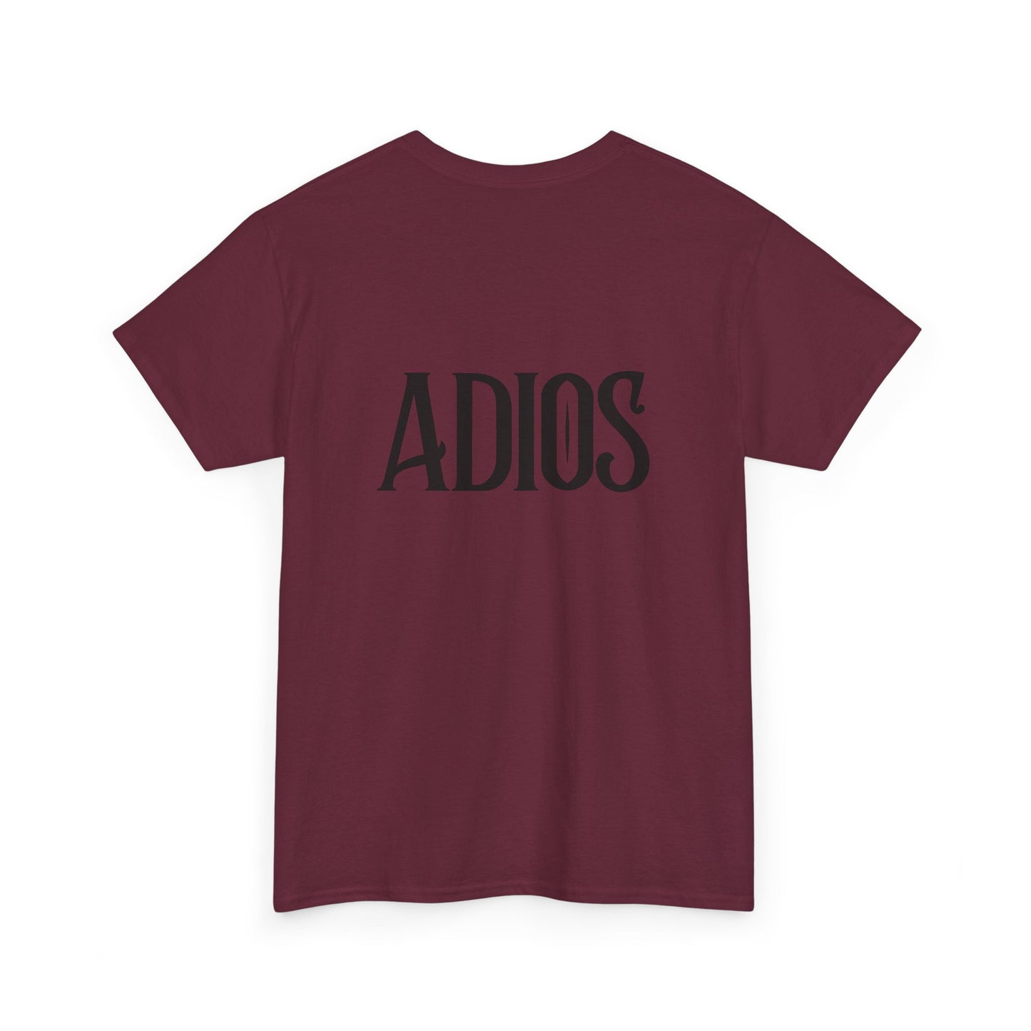 Howdy & Adios  // Unisex Heavy Cotton Tee - Casual Statement Shirt