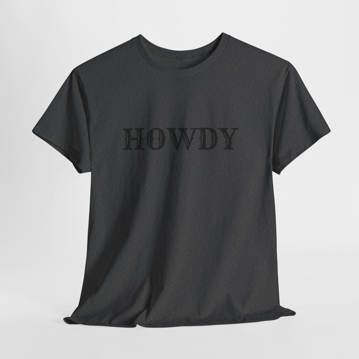 Howdy & Adios  // Unisex Heavy Cotton Tee - Casual Statement Shirt