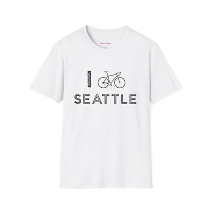 I (Road) Bike Seattle // Unisex Softstyle T-Shirt