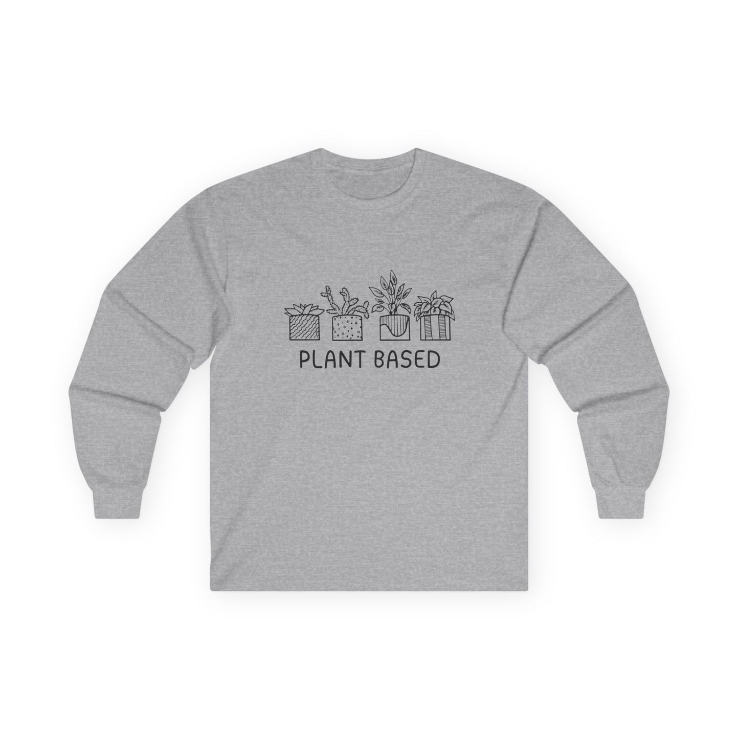 Plant-Based // Long Sleeve Tee - Eco-Friendly Apparel for Garden Lovers