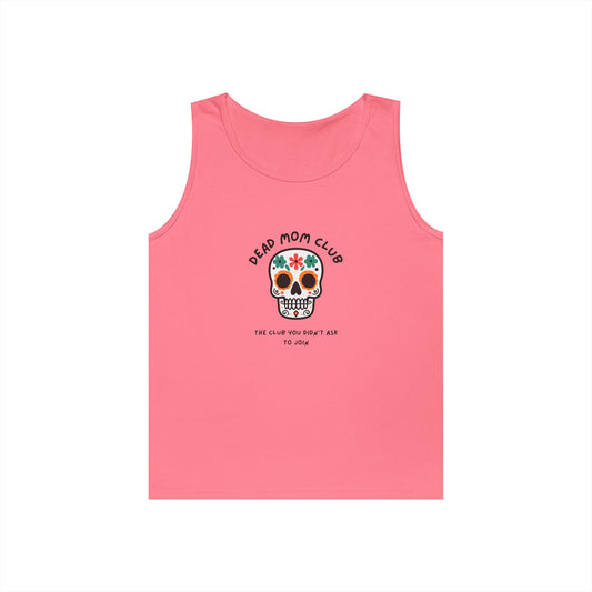 Dead Mom Club Skull // Unisex Heavy Cotton Tank Top