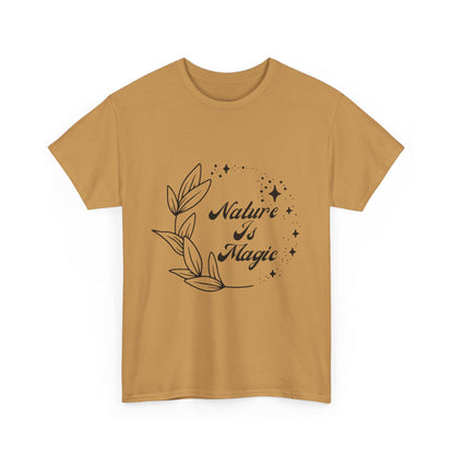 Nature is Magic // Unisex Heavy Cotton Tee - Nature-Themed Casual Wear