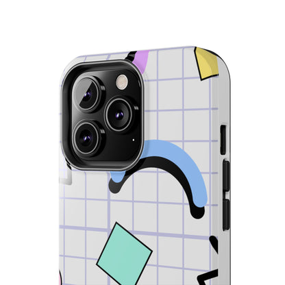 90s Baby Zig Zag and Shapes // iPhone Case