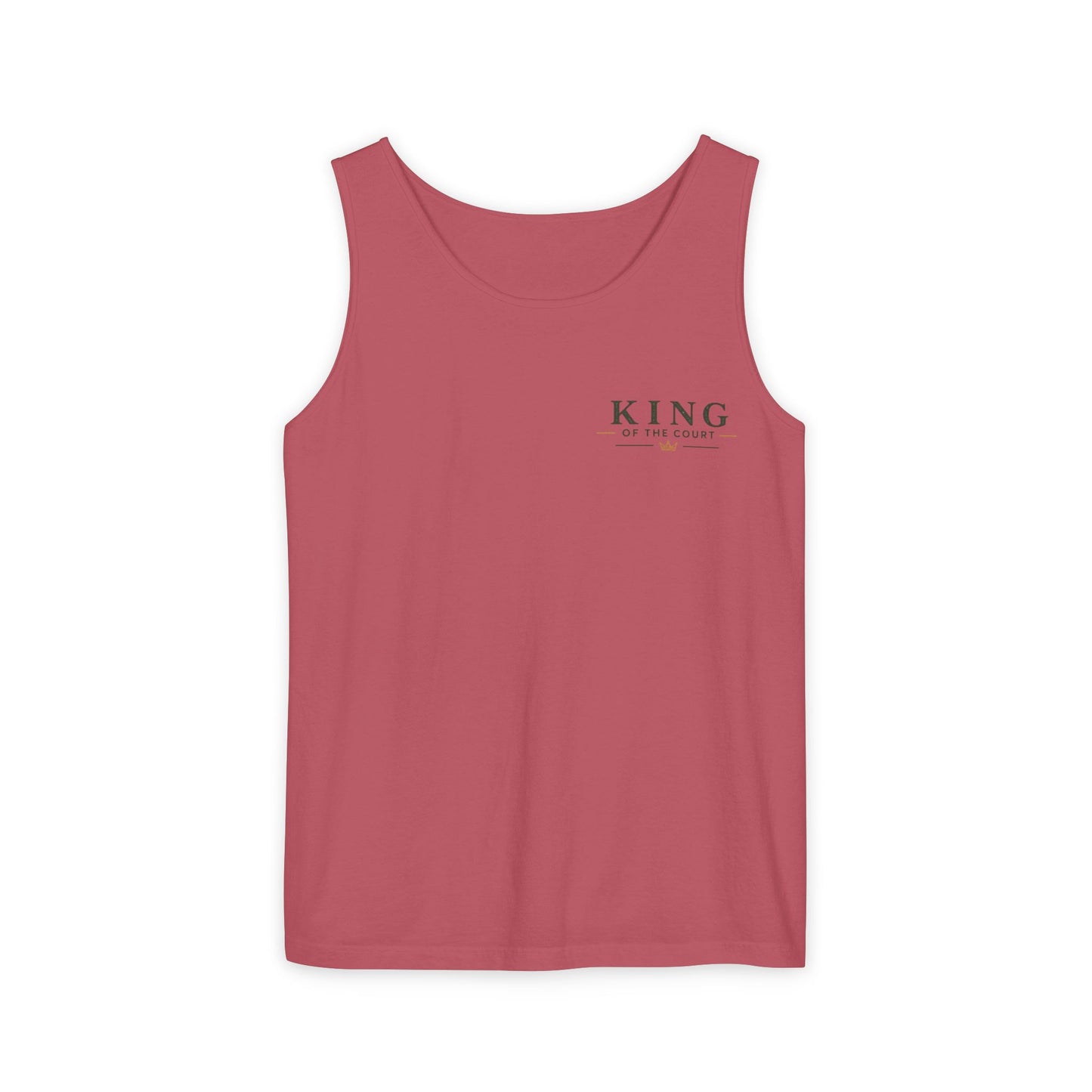 Tennis - King of the Court - Vintage Playing Card - Tank Top — Graphic Tank