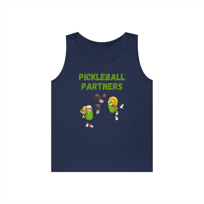Pickleball Partners 3 // Unisex Heavy Cotton Tank Top