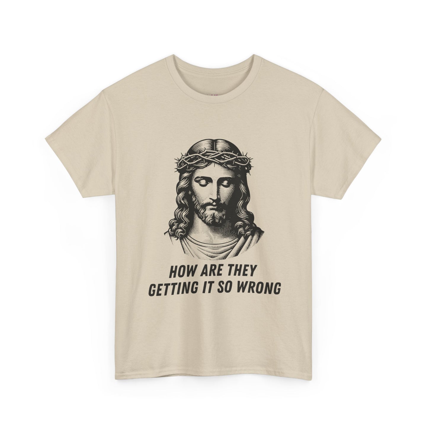 Christ-Inspired Unisex Heavy Cotton Tee - How Are They Getting It So Wrong?