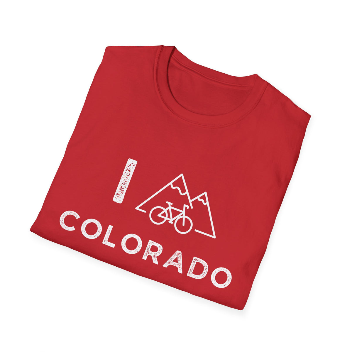 I (Mountain) Bike Colorado // Unisex Softstyle T-Shirt