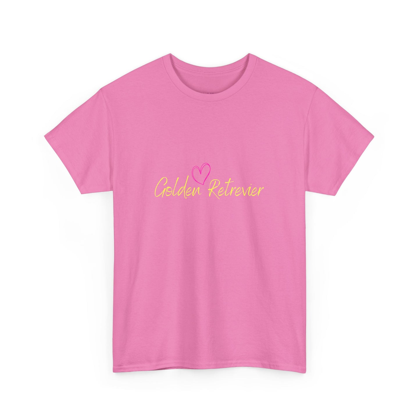Golden Retriever Woofin' For My Black Cat // Unisex Heavy Cotton Tee - Relationship Dynamics