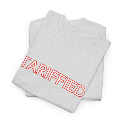 Tarrified // Unisex Heavy Cotton Tee - Scary Economy Statement Shirt