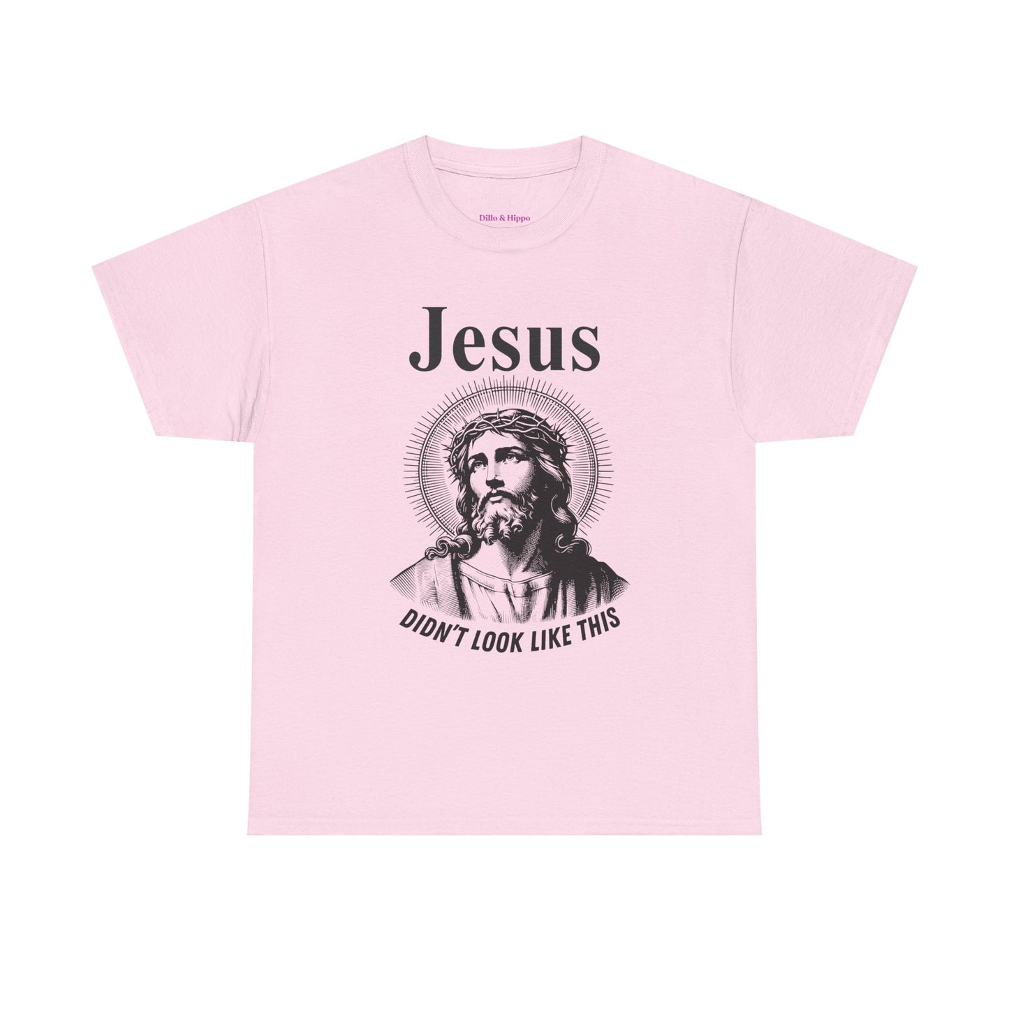 Religious Humor Unisex Heavy Cotton Tee - "Jesus Didn't Look Like This"