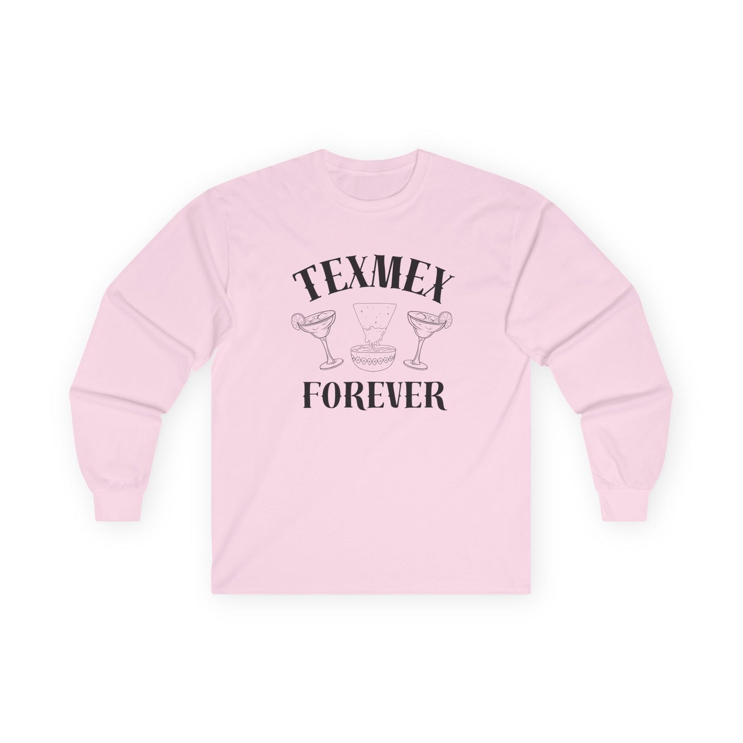 Tex-Mex Forever - Ritas & Queso // Unisex Long Sleeve Tee - Perfect for Food Lovers and Party Enthusiasts