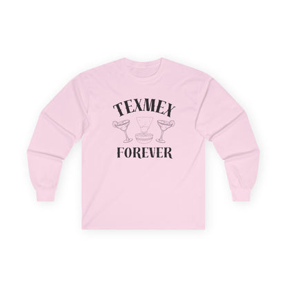 Tex-Mex Forever - Ritas & Queso // Unisex Long Sleeve Tee - Perfect for Food Lovers and Party Enthusiasts