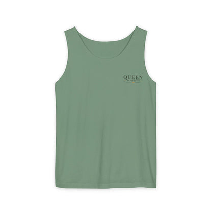 Tennis- Queen of the Court - Vintage Playing Card - Tank Top — Graphic Tank