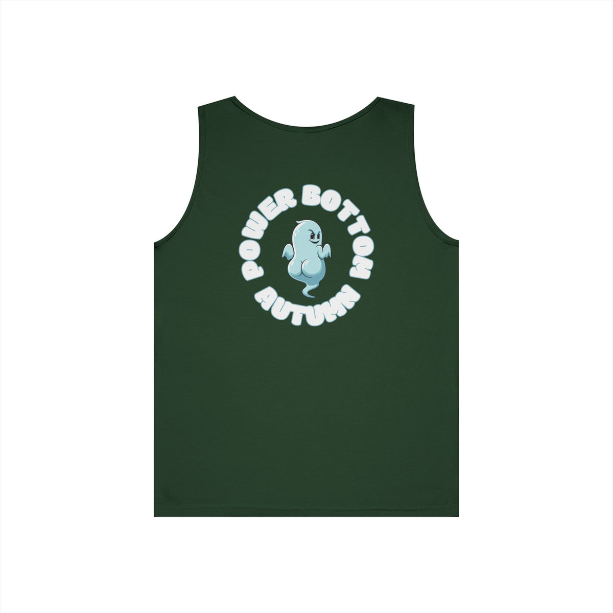 Power Bottom Autumn- Blue Ghost // Playful Tank Top for Unisex