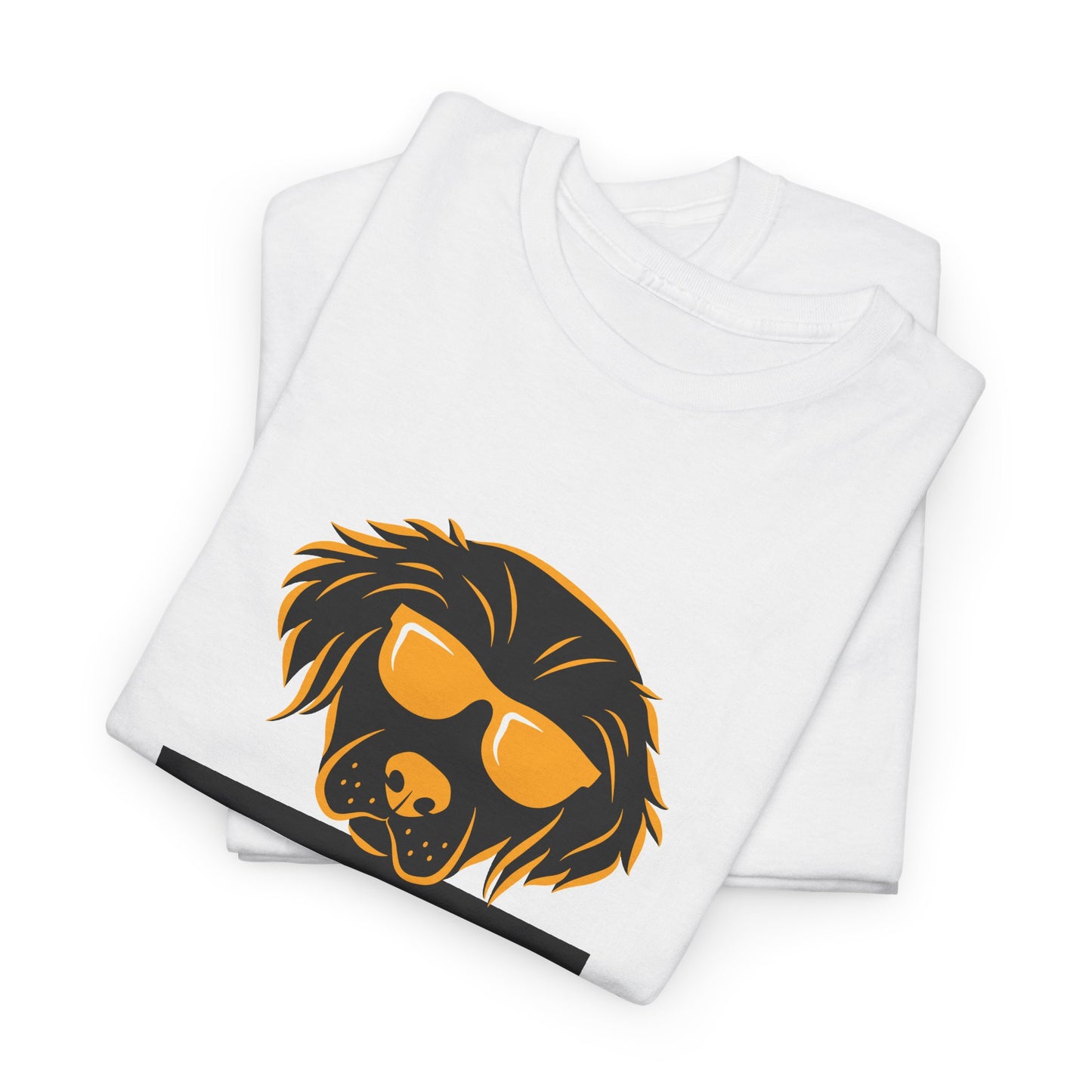 Golden Retriever with Sign //  Unisex Heavy Cotton Tee
