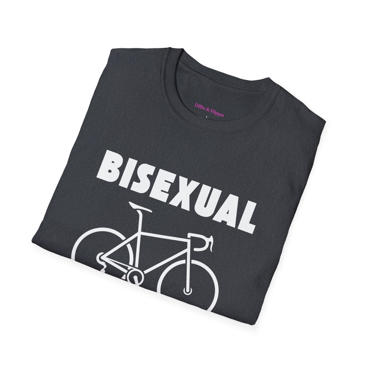 Bisexual (Road) Bicyclist  // Unisex Softstyle T-Shirt