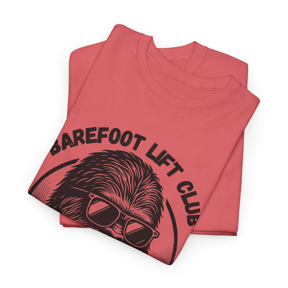Bigfoot Founding Member of the Barefoot Lift Club // Unisex Heavy Cotton Tee - Founding Member Sasquatch Design