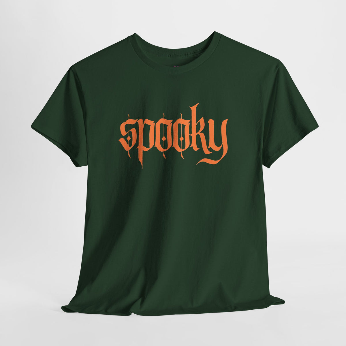 Spooky Unisex Heavy Cotton Tee, Halloween Shirt, Cute Fall T-Shirt, Casual Wear, Gift for Friends, Seasonal Apparel