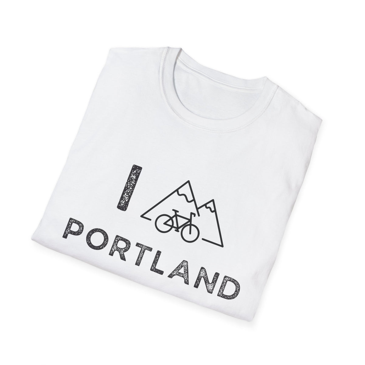 I (Mountain) Bike Portland // Unisex Softstyle T-Shirt