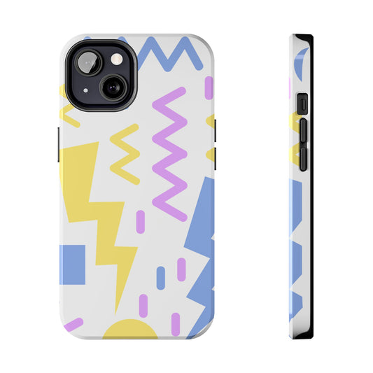 Zig Zag and Shapes // iPhone Case