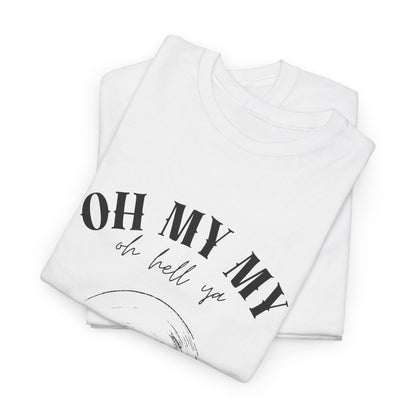 Oh My My Vintage Vinyl Graphic // Unisex Heavy Cotton Tee - Perfect for Music Lovers