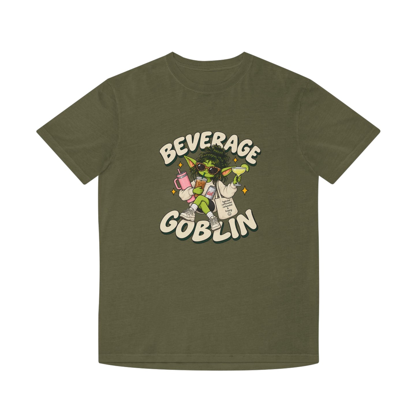 Beverage Goblin T-Shirt — Cute Retro Drink Lover Tee