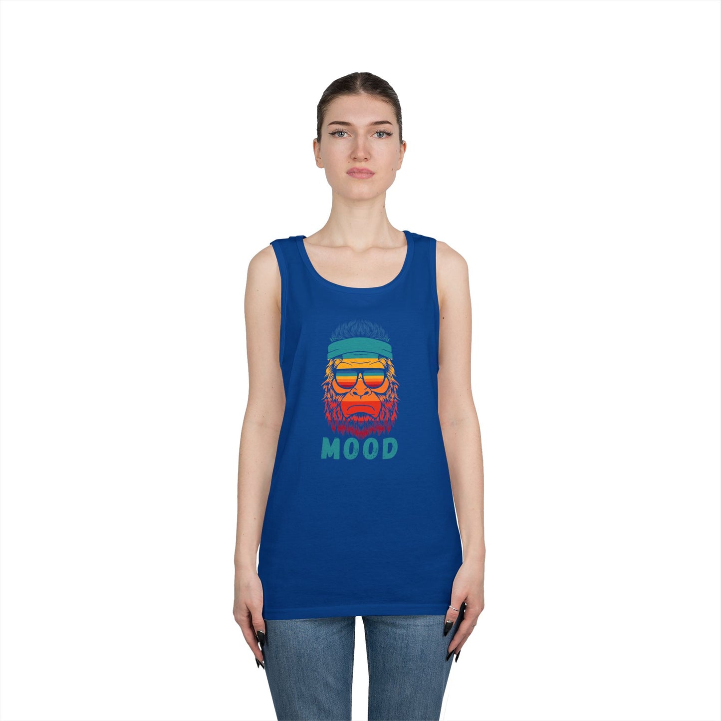Bigfoot Mood //  Unisex Heavy Cotton Tank Top