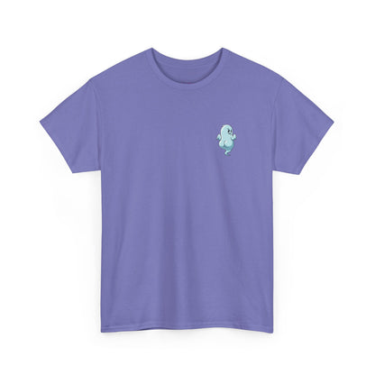 'Power Bottom Autumn' Blue Ghost // Playful Unisex Heavy Cotton Tee