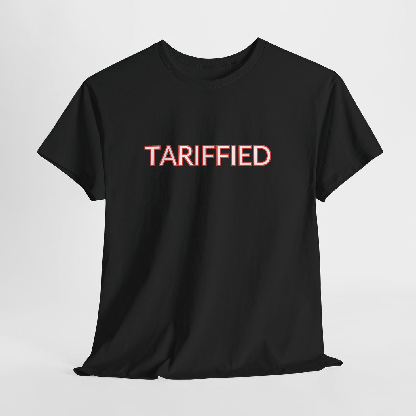 Tarrified // Unisex Heavy Cotton Tee - Scary Economy Statement Shirt