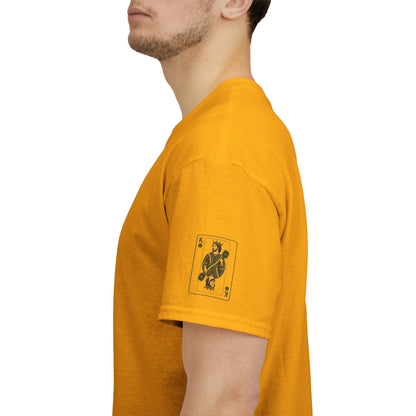 Pickleball - King of the Court Card Tee — Sleeve Design Vintage Playing Card Graphic T-Shirt