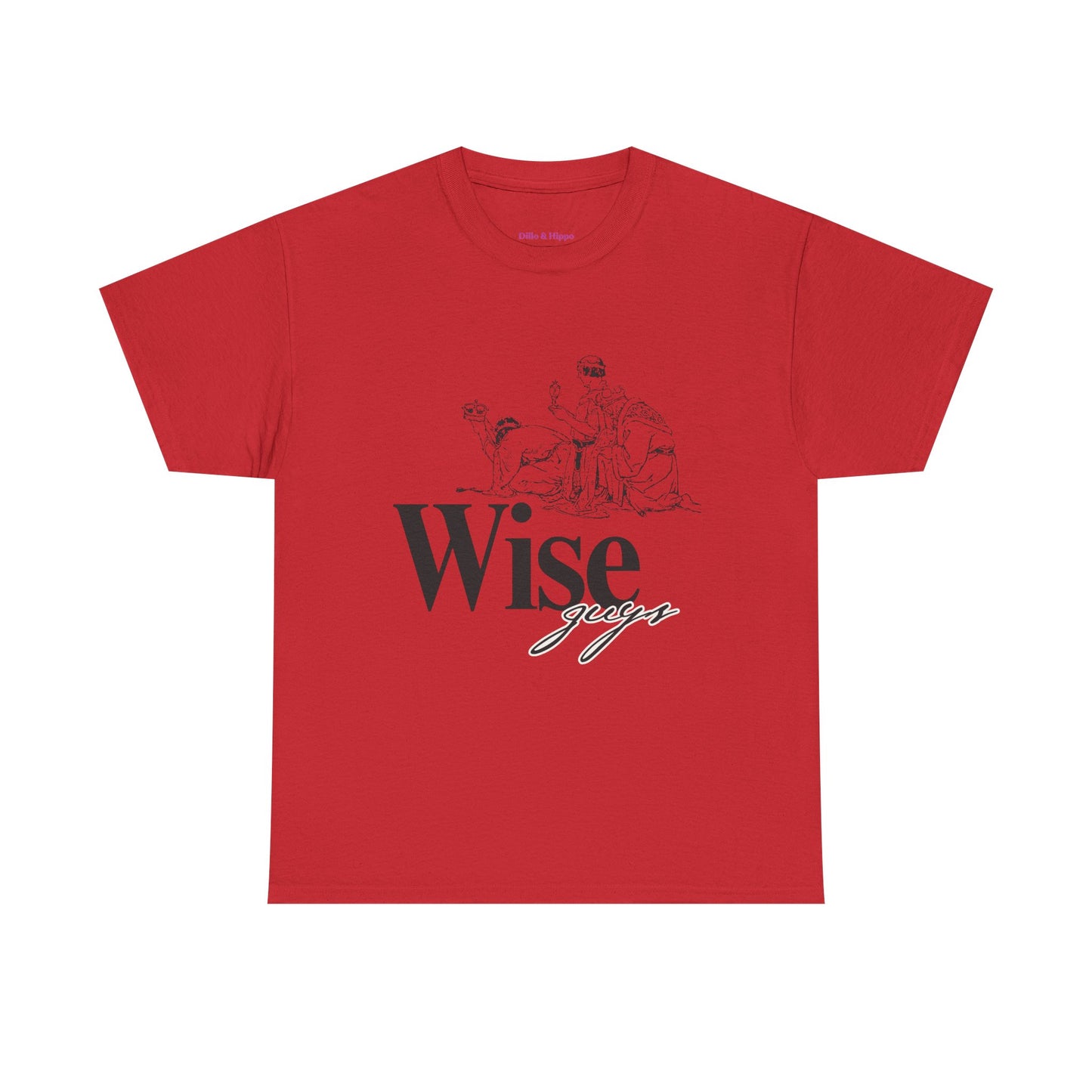 Wise Guys Unisex Heavy Cotton Tee - Stylish Graphic Tee for Casual Wear