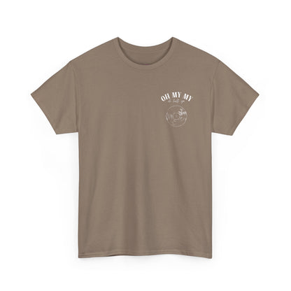 Oh My My Vintage Vinyl Graphic - Pocket Placement // Unisex Heavy Cotton Tee - Perfect for Music Lovers