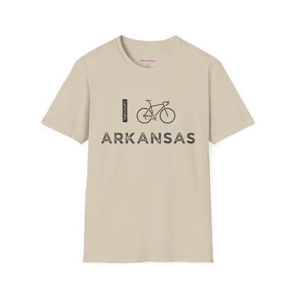 I (Road) Bike Arkansas // Unisex Softstyle T-Shirt