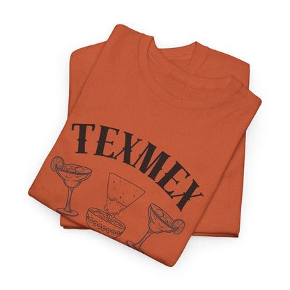 Tex-Mex Forever - Ritas & Queso // Unisex Heavy Cotton Tee - Fun Casual T-Shirt for Food Lovers