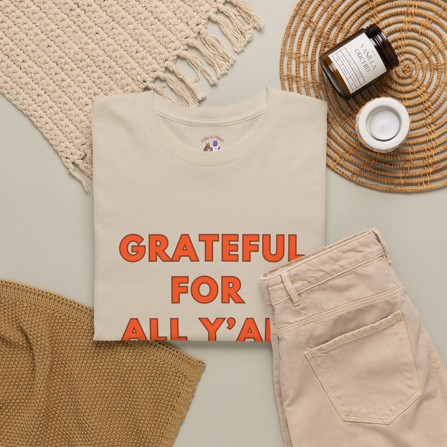Grateful for All Y'all // Unisex Jersey Short Sleeve Tee