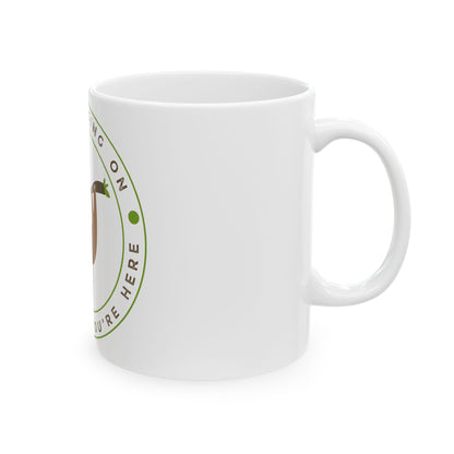 Keep Hanging On Sloth // Ceramic Mug, (11oz, 15oz)