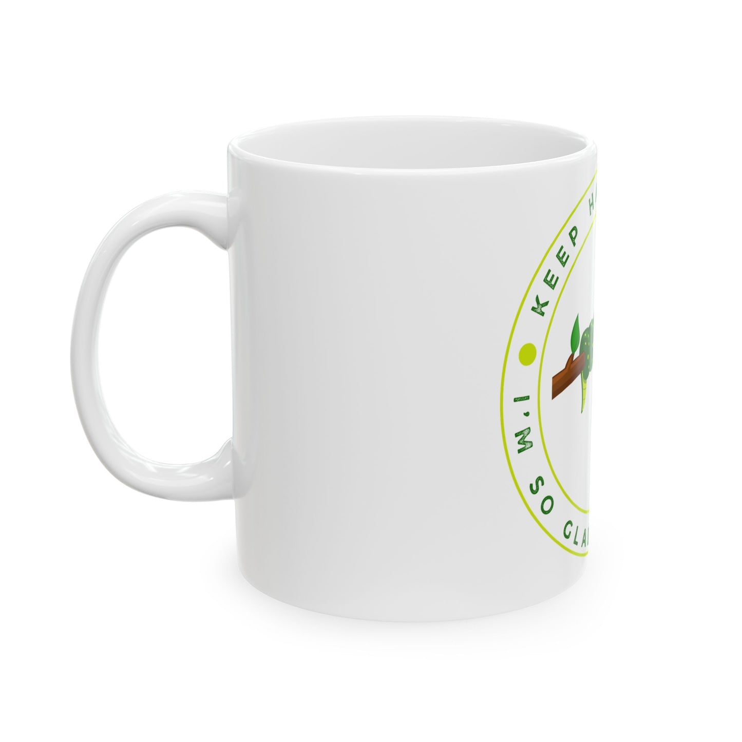 Keep Hanging On Snake // Ceramic Mug, (11oz, 15oz)