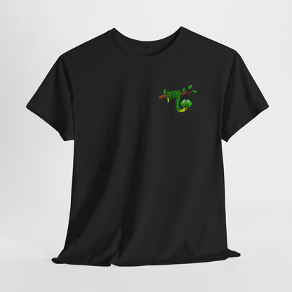 Keep Hanging On - Snake // Unisex Heavy Cotton Tee - Positive Message T-Shirt