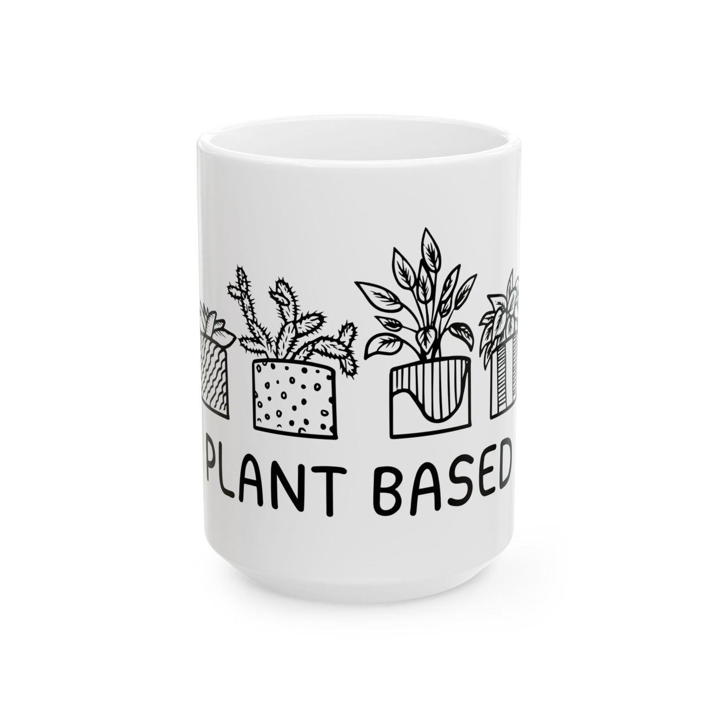 Plant Based // Ceramic Mug, (11oz, 15oz)
