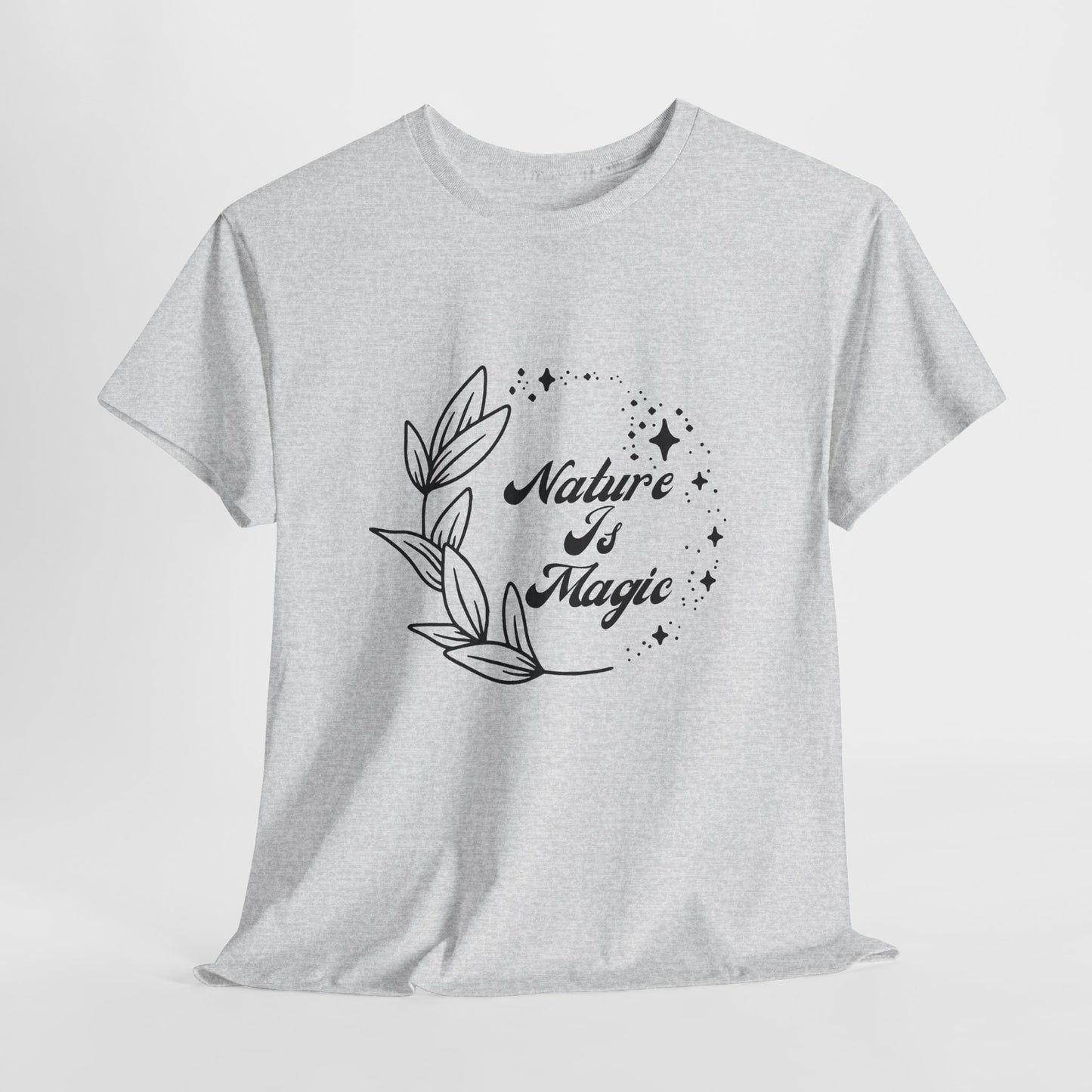 Nature is Magic // Unisex Heavy Cotton Tee - Nature-Themed Casual Wear